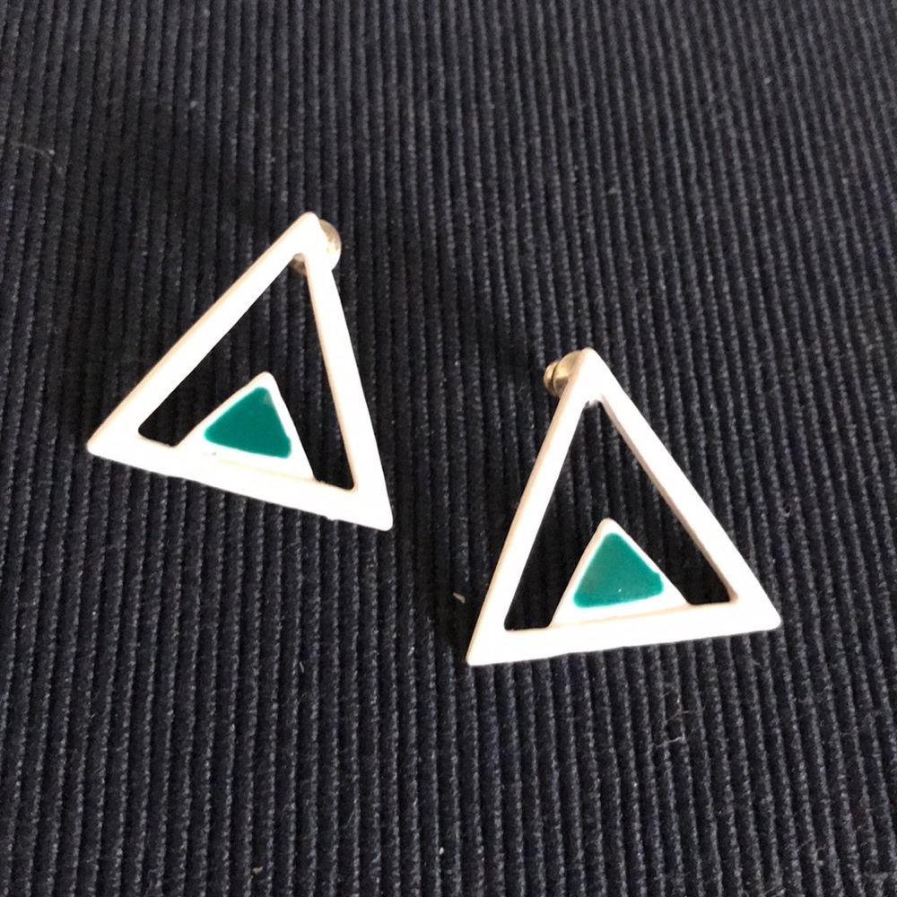 Vintage Pyramid Earrings